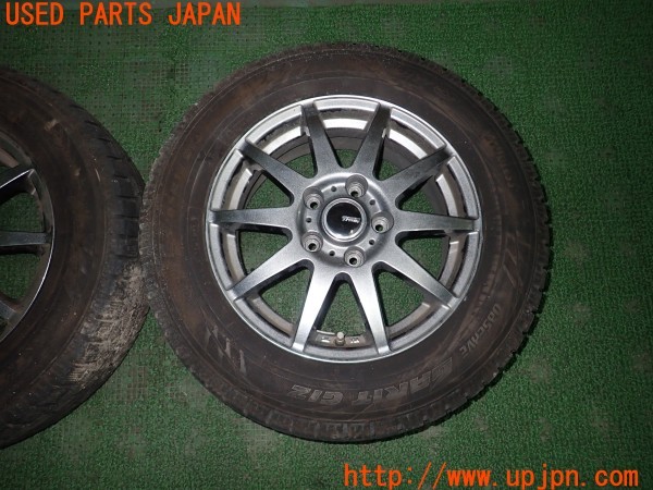3UPJ=9229820962]セレナ(GFC27)社外 タイヤホイール 15×6J +45 PCD114.3 5穴 2本 中古_3