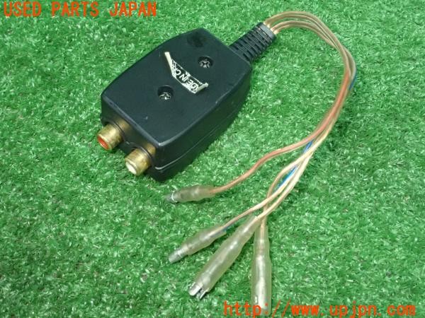 3UPJ=9229830579]MR2 Gリミテッド(SW20 1型)前期 BM BOSCHMANN ボッシュマン BA-20 RCAインピーダンス変換アダプター① 中古_2