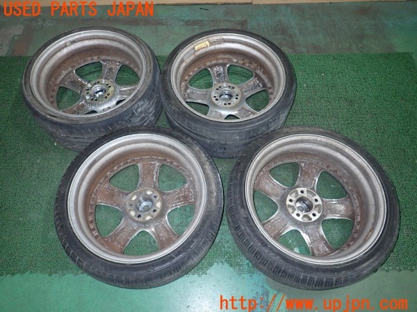 3UPJ=9229850920]マセラティ ギブリ(MG30B M157)LOWENHART レーベンハート ホイール 19×8.5J +21 9.5J +18 PCD114.3 5穴 4本 中古_5