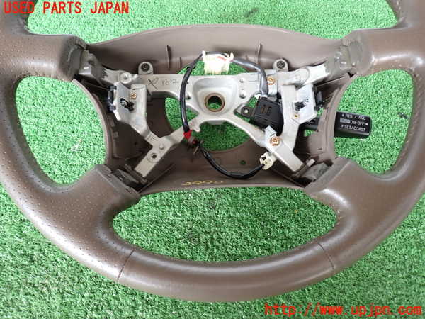 2UPJ-9229907855]ランクル100系(UZJ100W)ステアリングホイール 中古_2