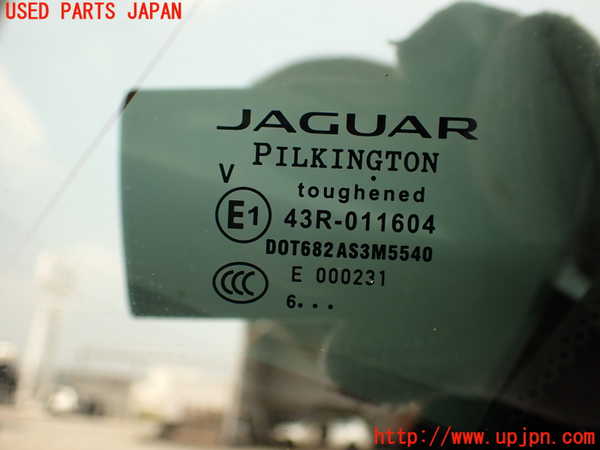 2UPJ-9229911380]ジャガー・Fペイス(DC2NA)右クォーターガラス (43R-011604 M5540) 中古_2