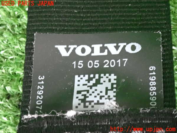 2UPJ-9229927185]ボルボ・V40(MD4204T)左2列目シートベルト 中古_3