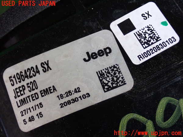 2UPJ-9229931536]ジープ・レネゲード(BU14)左テールランプ 中古_3