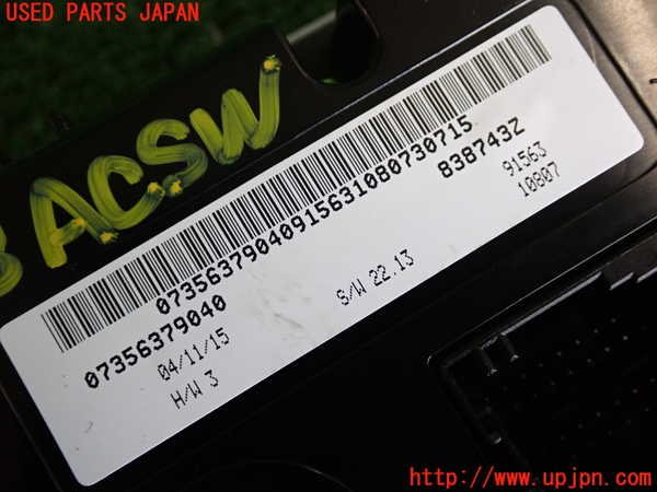 2UPJ-9229936066]ジープ・レネゲード(BU14)エアコンスイッチ1 中古_3
