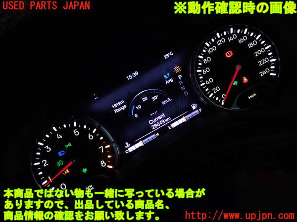 2UPJ-9229936170]ジープ・レネゲード(BU14)スピードメーター 中古_5
