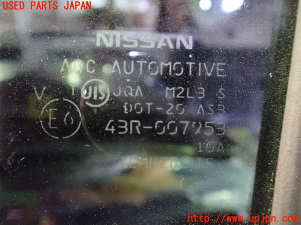 1UPJ-9229951320]エクストレイル(NT32)左後ドア AGC M2L3 中古_4