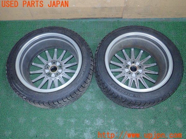 3UPJ=9229960962]レヴォーグ 1.6 STI Sport EyeSigh(VM4)後期 純正 タイヤホイール 18×7.5J +55 PCD114.3 5穴 2本 中古_4