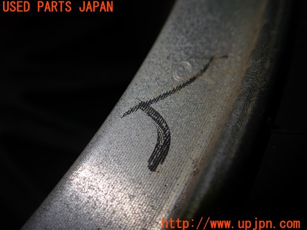 3UPJ=9229960962]レヴォーグ 1.6 STI Sport EyeSigh(VM4)後期 純正 タイヤホイール 18×7.5J +55 PCD114.3 5穴 2本 中古_5