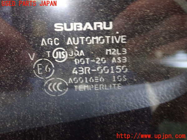 1UPJ-9229961382]レヴォーグ(VM4)左クォーターガラス AGC M2L3 中古_2