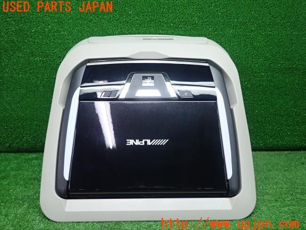 3UPJ=9229970559]ヴォクシー(ノア)(ZRR80W)ALPINE アルパイン PXH11X-R 11.5型 リアビジョン フリップダウンモニター 内装トリム付 中古_3