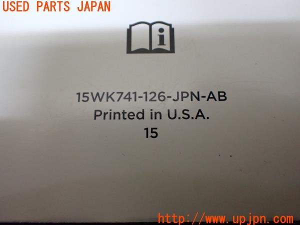 3UPJ=9230000802]ジープ グランドチェロキー(WK36TA)取扱説明書 取説 車両マニュアル 中古_5