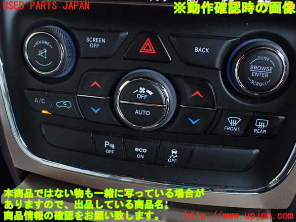 1UPJ-9230006066]ジープ・グランドチェロキー(WK36TA)エアコンスイッチ1 中古_5