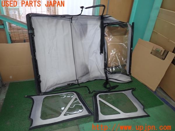 3UPJ=9230020031]ジープ ラングラー スポーツ(TJ40S)幌 ソフトトップ 骨組み付き 中古_4