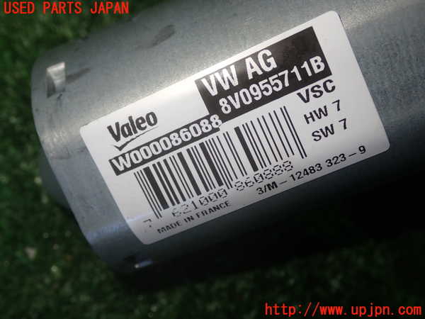 1UPJ-9230056775]アウディ・A3 スポーツバック(8VCXS)リアワイパーモーター 中古_2
