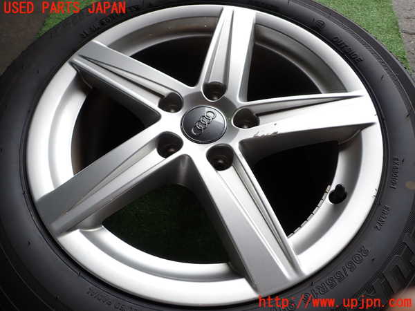 1UPJ-9230059031]アウディ・A3 スポーツバック(8VCXS)タイヤ　ホイール　1本① 205/55R16 中古_5