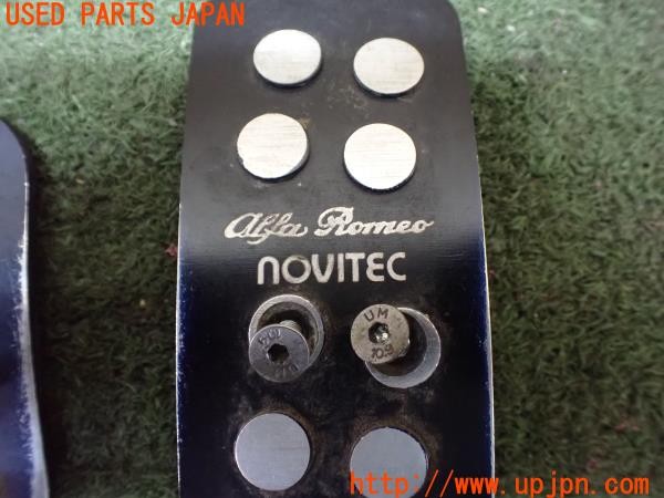 3UPJ=9230070630]アルファロメオ 147 GTA(937AXL)NOVITEC ペダルカバー アクセル ブレーキ AT用 中古_5