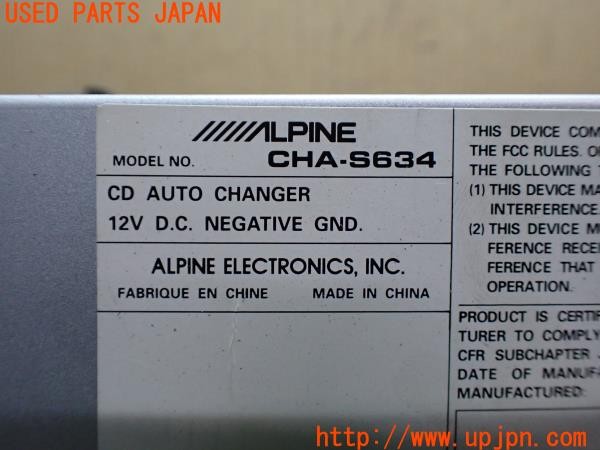 3UPJ=9230090501]アルファロメオ 156 GTA(932AXB)ALPINE アルパイン CHA-S634 CDチェンジャー 6連奏 中古_5