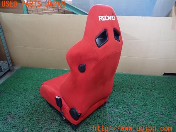 3UPJ=9230090639]アルファロメオ 156 GTA(932AXB)RECARO レカロ SR-7 KK100 RD セミバケットシート レッド 運転席レール付き 中古_3