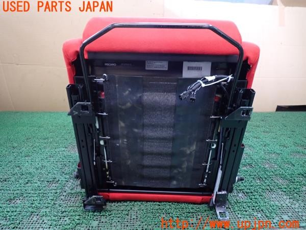 3UPJ=9230090639]アルファロメオ 156 GTA(932AXB)RECARO レカロ SR-7 KK100 RD セミバケットシート レッド 運転席レール付き 中古_5