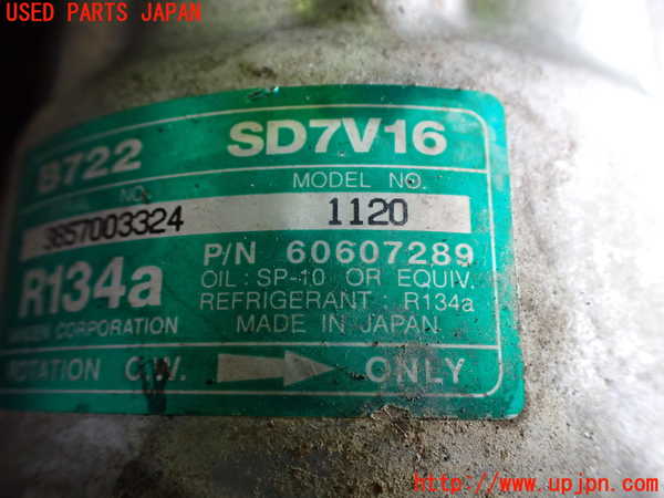 2UPJ-9230096025]アルファロメオ・156 GTA(932AXB)エアコンコンプレッサー 中古_4