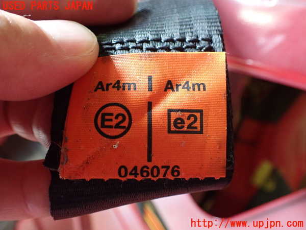 2UPJ-9230097155]アルファロメオ・156 GTA(932AXB)右2列目シートベルト 中古_3
