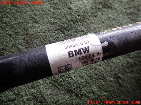 2UPJ-9230104015]BMW ミニ(MINI)クーパーS クラブマン(LN20)左フロントドライブシャフト 中古 (F54)_4