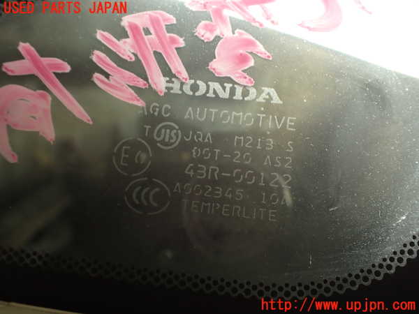 2UPJ-9230111200]シビック タイプR(FD2)右フロント三角窓ガラス 中古(43R-00122 M213)_4