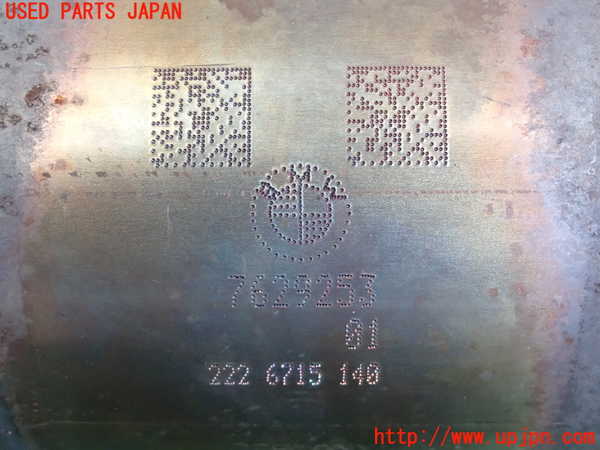 2UPJ-9230132661]BMW 328i(3A20)触媒1 中古 F30_5