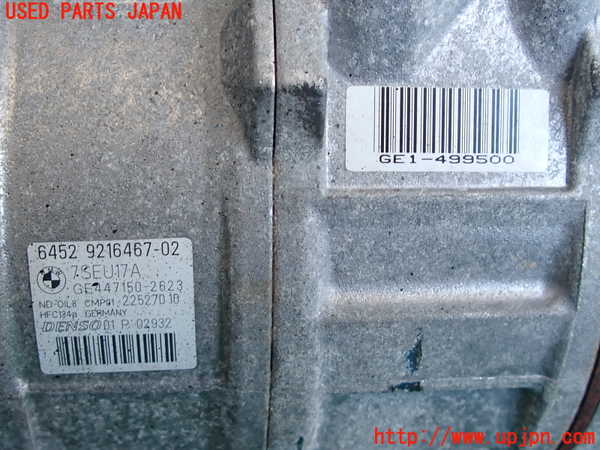 2UPJ-9230136025]BMW 328i(3A20)エアコンコンプレッサー 中古 F30_4