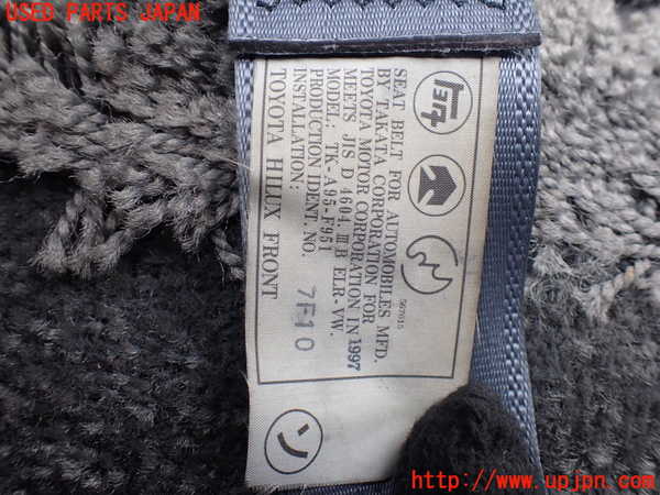 1UPJ-9230167045]ハイラックスサーフ N130系 4ドア(KZN130W)運転席シートベルト 中古_2