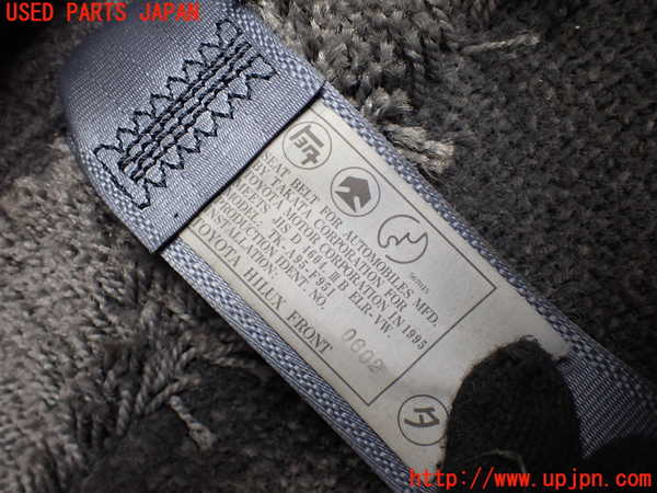 1UPJ-9230167075]ハイラックスサーフ N130系 4ドア(KZN130W)助手席シートベルト 中古_2