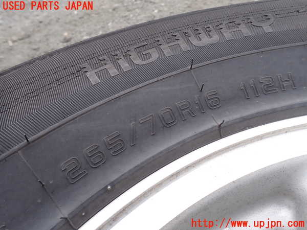 1UPJ-9230169034]ハイラックスサーフ N130系 4ドア(KZN130W)タイヤ　ホイール　1本④ 265/70R16 中古_2