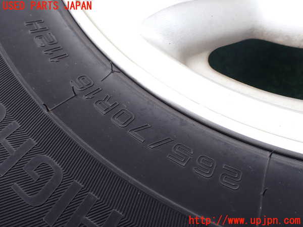 1UPJ-9230169033]ハイラックスサーフ N130系 4ドア(KZN130W)タイヤ　ホイール　1本③ 265/70R16 中古_3
