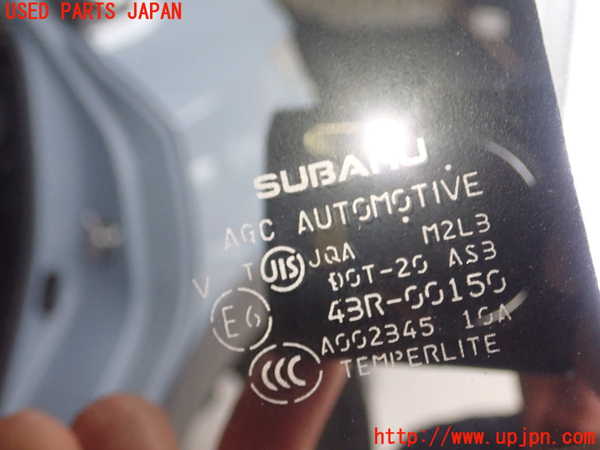 1UPJ-9230181290]スバル・XV(GT7)右後ドア AGC M2L3 中古_2