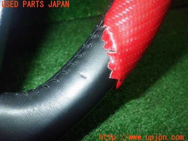 3UPJ=9230190617]ハリアー ハイブリッド(AXUH80)純正 ステアリング 375mm 中古_4