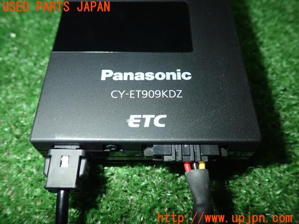 3UPJ=9230200503]ボルボ XC60(DB4204TXC)Panasonic パナソニック CY-ET909KDZ ETC車載器 中古_3