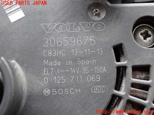 2UPJ-9230206015]ボルボ・XC60(DB4204TXC)オルタネーター(ダイナモ) 中古_2