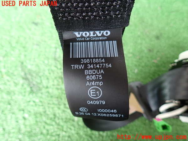 2UPJ-9230207185]ボルボ・XC60(DB4204TXC)左2列目シートベルト 中古_2