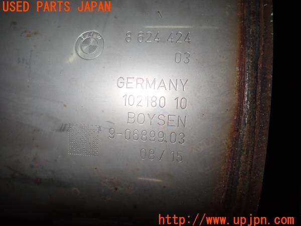3UPJ=9230210152]BMW 118i(1R15 F20)中期 純正 102180 10 リアマフラー カット済み 2分割 中古_5