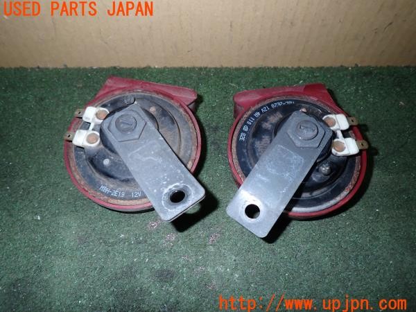 3UPJ=9230240563]ジムニーシエラ(JB32W 2型)MITSUBA ミツバ ARENAⅡ MBH-2E19 MBL-2E20 アリーナ ホーン クラクション 中古_2