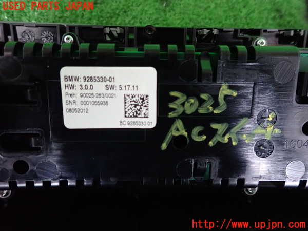 2UPJ-9230256066]BMW 523i ツーリング(XL20)(F11)エアコンスイッチ1 中古_4