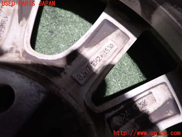 2UPJ-9230259039]BMW 523i ツーリング(XL20)(F11)タイヤ　ホイール　1本④ 225/55R17 中古_5