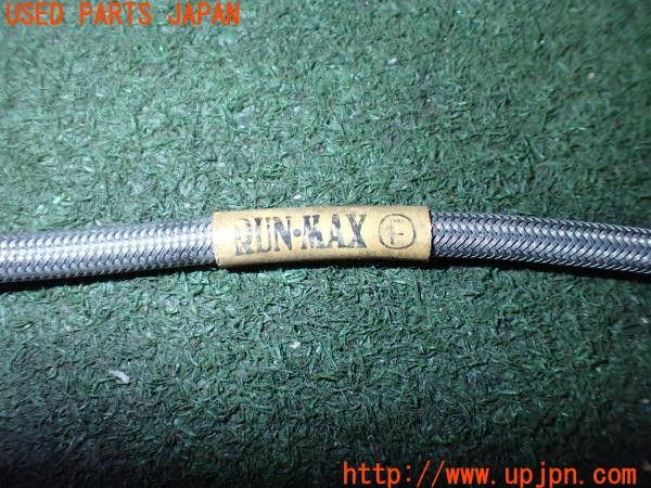 3UPJ=9230260317]BMW 318is(BE19 E36)キノクニ RUN・MAX フロントブレーキホース メッシュ 中古_5