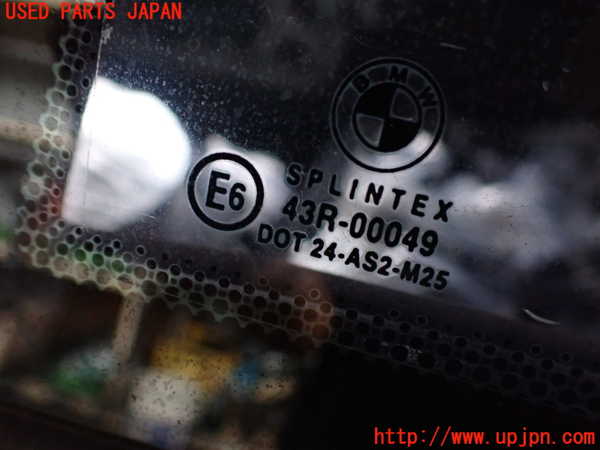 2UPJ-9230261382]BMW 318is クーペ(BE19)(E36)左クォーターガラス (43R-00049 M25) 中古_3
