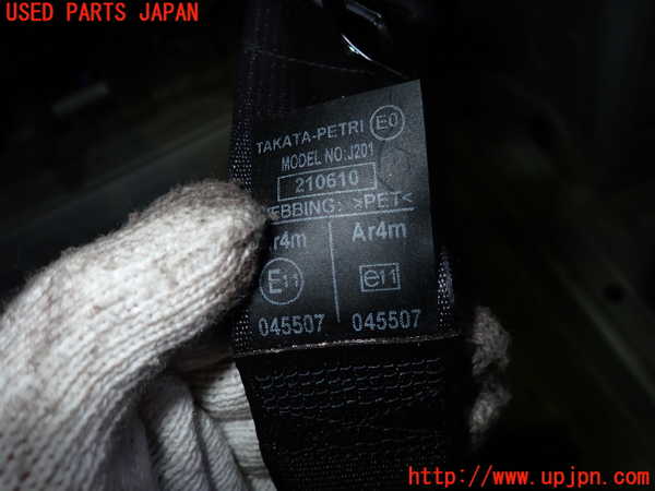 2UPJ-9230287155]シビック タイプR ユーロ(FN2)右2列目シートベルト 中古_2
