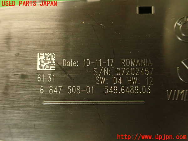 2UPJ-9230306285]BMW M4 クーペ(3C30)(F82)ライトスイッチ 中古_4