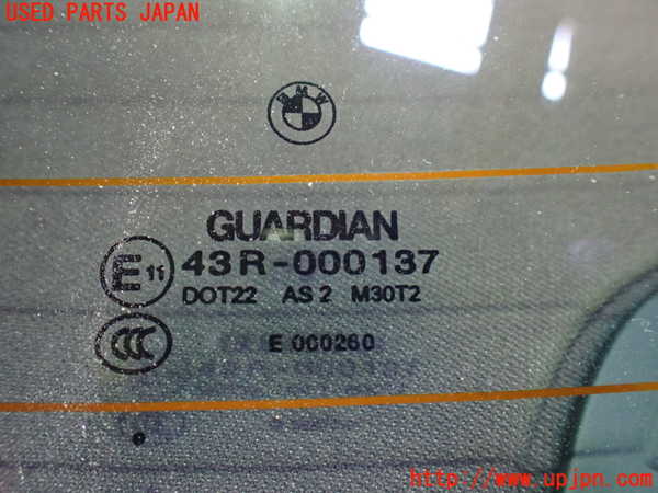 1UPJ-9230321560]BMW 528i(FR30 F10)リアガラス M30T2 中古_2
