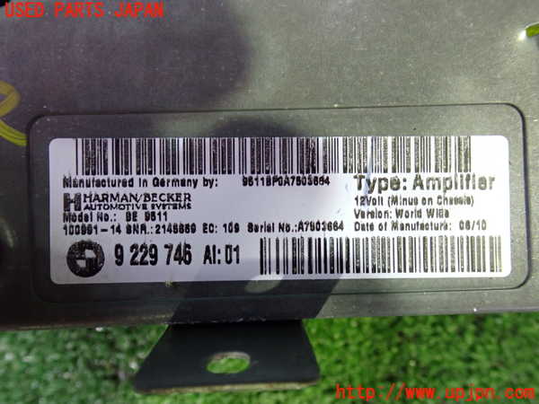 1UPJ-9230326525]BMW 528i(FR30 F10)アンプ 中古_3