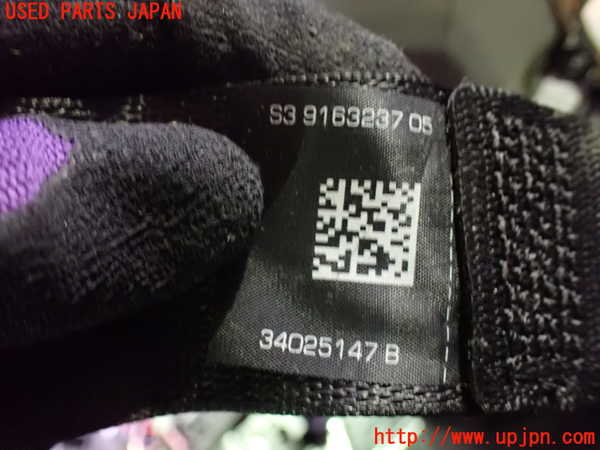 1UPJ-9230327185]BMW 528i(FR30 F10)左2列目シートベルト 中古_3