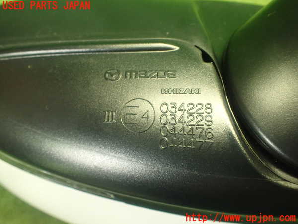 1UPJ-9230331212]MAZDA2(デミオ)(DJLFS)左ドアミラー 中古_4